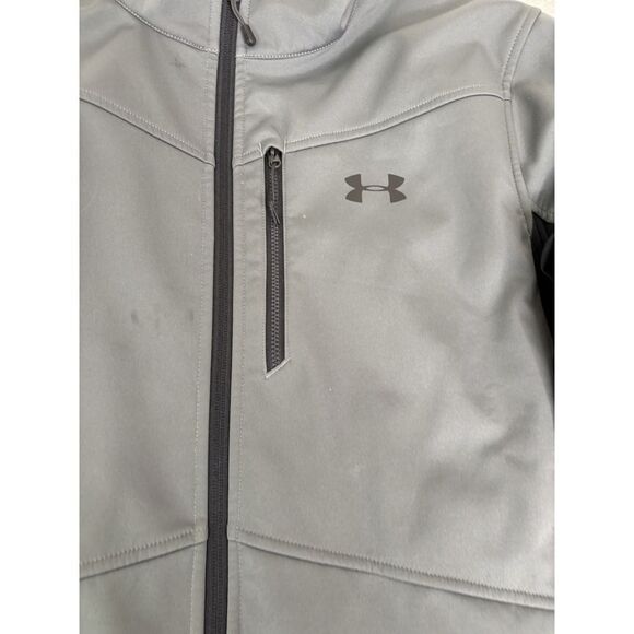 Under Armour Men's Cold Gear Infrared Shield Jacket Size Large Gray - Picture 6 of 12
